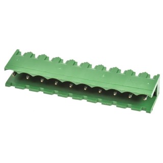 TE Connectivity Buchanan Series Pluggable Terminal Block 10-Contact 5.08 mm Pitch 1 Row 300V 15A 1-282825-0