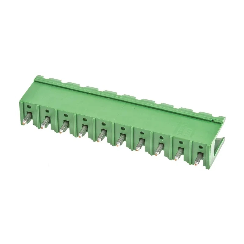 TE Connectivity Buchanan Series Pluggable Terminal Block 10-Contact 5.08 mm Pitch 1 Row 300V 15A 1-282825-0