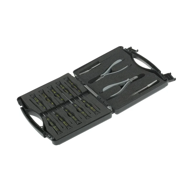 CK 14 Piece ESD Tool Kit with Plastic Storage Case VDE/1000V Approved T3707DX