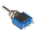 APEM Panel Mount Toggle Switch On-Off-On SPST Solder Terminal 30 V dc 250 V ac 5638A