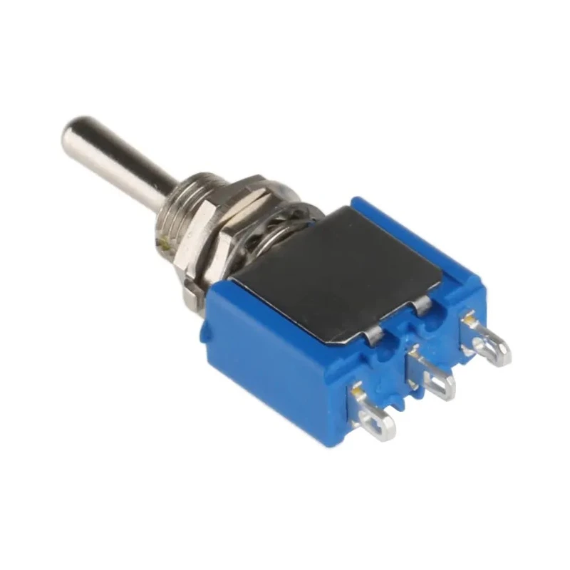 APEM Panel Mount Toggle Switch On-Off-On SPST Solder Terminal 30 V dc 250 V ac 5638A
