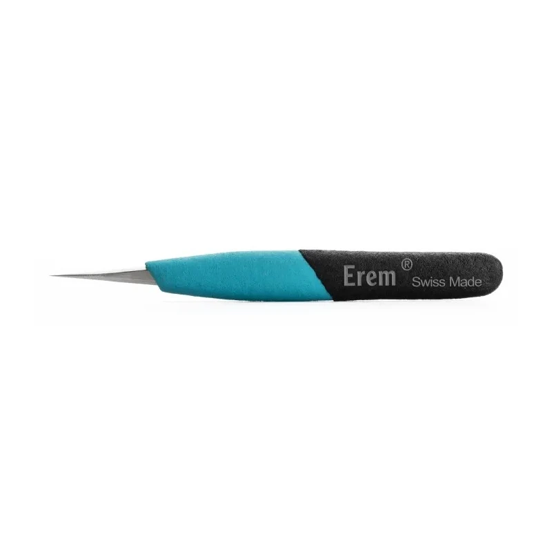 Weller Erem 4.7in Stainless Steel Pointed ESD Safe Tweezer E3CSA