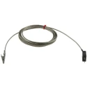 RS PRO Crocodile Clip Type J Thermocouple 3 m Cable Length Stainless Steel Probe 174-1672