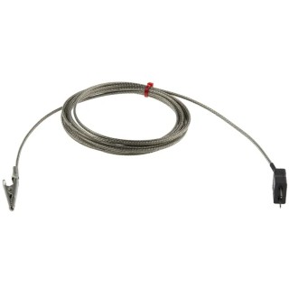RS PRO Crocodile Clip Type J Thermocouple 3 m Cable Length Stainless Steel Probe 174-1672