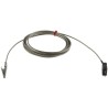 RS PRO Crocodile Clip Type J Thermocouple 3 m Cable Length Stainless Steel Probe 174-1672