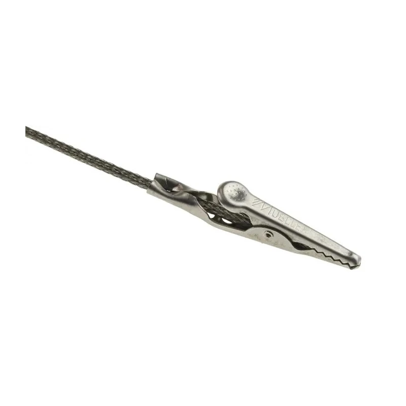 RS PRO Crocodile Clip Type J Thermocouple 3 m Cable Length Stainless Steel Probe 174-1672