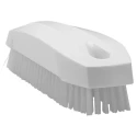 Vikan Hard Bristle White Scrubbing Brush with 17mm Polyethylene Terephthalate Bristle Length 64405