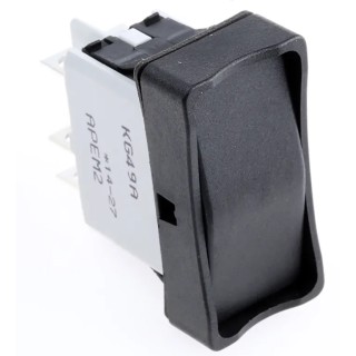 APEM DPDT On-Off-On Rocker Switch Panel Thermoplastic Housing 15A 250V AC IP65 KG492A2XXA21XX