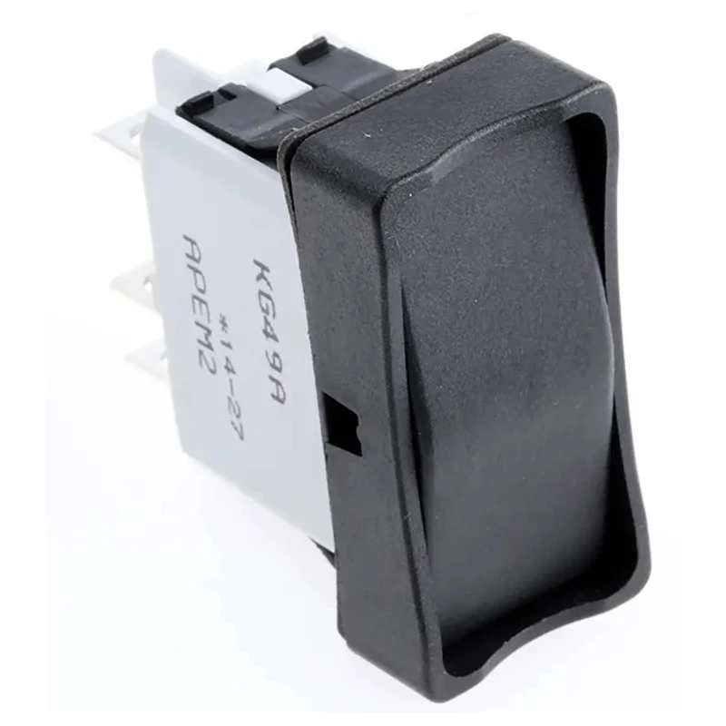 APEM DPDT On-Off-On Rocker Switch Panel Thermoplastic Housing 15A 250V AC IP65 KG492A2XXA21XX