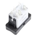 APEM DPDT On-Off-On Rocker Switch Panel Thermoplastic Housing 15A 250V AC IP65 KG492A2XXA21XX