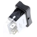 APEM DPDT On-Off-On Rocker Switch Panel Thermoplastic Housing 15A 250V AC IP65 KG492A2XXA21XX
