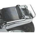 LAG Braked Swivel Castor with 230 kg Load Capacity, 200 mm Rubber Wheel, Galvanised Steel Frame S501873
