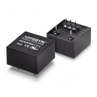 Artesyn 2W Isolated DC/DC Converter Through Hole, 5V DC Output, 200 mA, 4.5-10V DC Input, 82% Efficiency, AYA00AA05-L