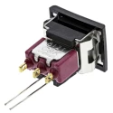 C & K 8020 Series Illuminated Panel Mount Momentary Push Button Switch SPDT Green LED 28V dc 8121J85ZGE226