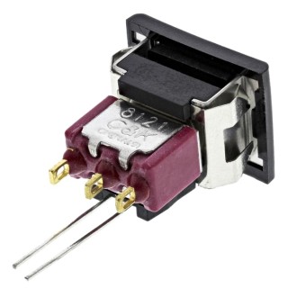 C & K 8020 Series Illuminated Panel Mount Momentary Push Button Switch SPDT Green LED 28V dc 8121J85ZGE226