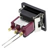 C & K 8020 Series Illuminated Panel Mount Momentary Push Button Switch SPDT Green LED 28V dc 8121J85ZGE226