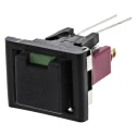 C & K 8020 Series Illuminated Panel Mount Momentary Push Button Switch SPDT Green LED 28V dc 8121J85ZGE226