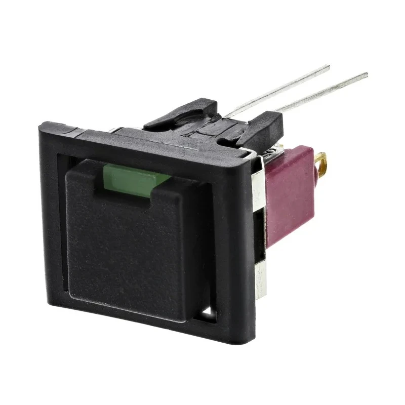 C & K 8020 Series Illuminated Panel Mount Momentary Push Button Switch SPDT Green LED 28V dc 8121J85ZGE226