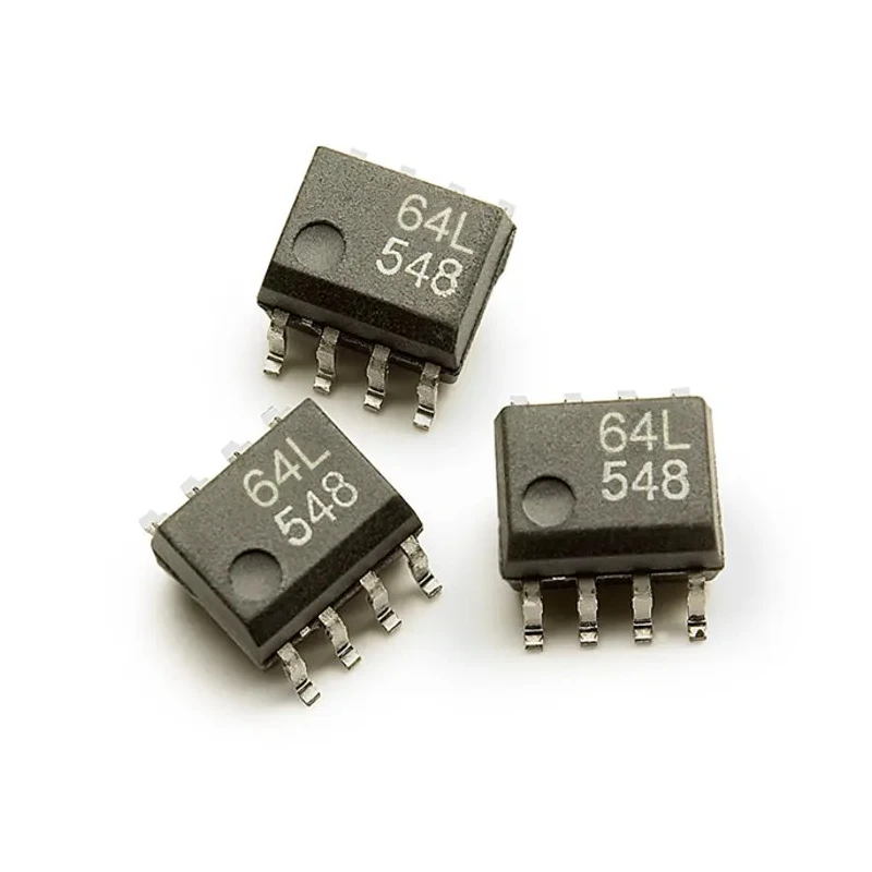 Broadcom AC/DC Input 2-Channel Optocoupler Surface Mount 8-Pin SO Package ACPL-064L-500E