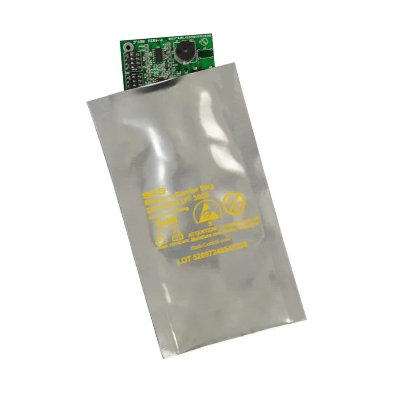 SCS Anti-Static Moisture Barrier Bag 254mm Width x 508mm Length Silver, 0.15mm Thickness D301020