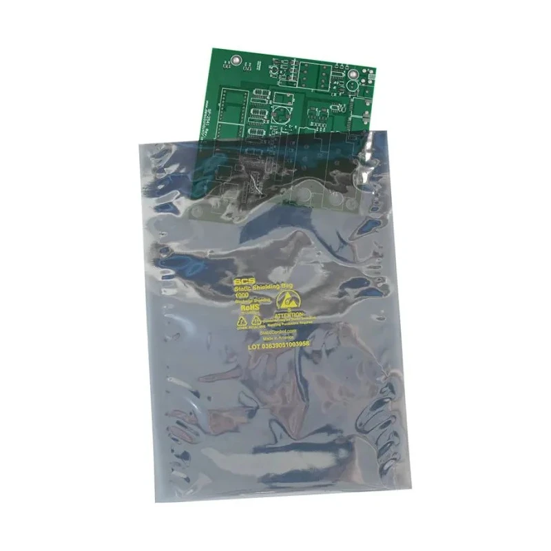 SCS Anti-Static Bag 457mm Width x 610mm Length Static Shielding Dissipative Clear Bag 0.07mm Thickness 1001824