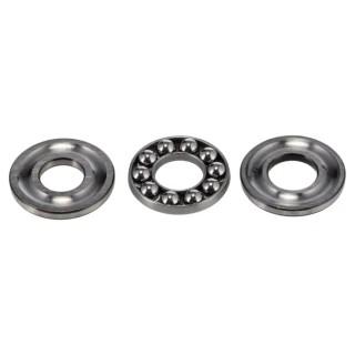 FAG 1 Extra Light Thrust Ball Bearing 10 mm Inside Diameter 24 mm Outside Diameter 9 mm Race Width Steel Cage Steel 51100