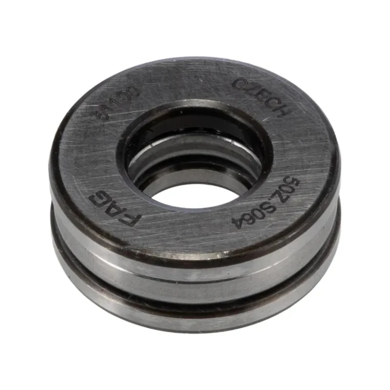 FAG 1 Extra Light Thrust Ball Bearing 10 mm Inside Diameter 24 mm Outside Diameter 9 mm Race Width Steel Cage Steel 51100