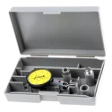 Mitutoyo Metric DTI Gauge, 0.8 mm Maximum Measurement, 0.01 mm Resolution, ±0.008 mm Accuracy 513-404-10E