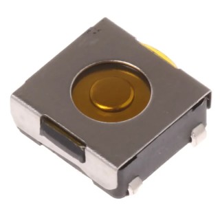 Apem Pink Tactile Switch Button 2.3 mm SPST-NO 50mA 12V dc Surface Mount DTSJW68SV