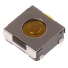 Apem Pink Tactile Switch Button 2.3 mm SPST-NO 50mA 12V dc Surface Mount DTSJW68SV