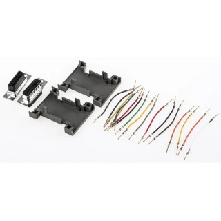 RS PRO D-Sub Adapter 15-Way Male to Male Straight Connector 33.3mm Length 382-2746