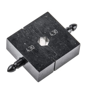 RS PRO Coaxial Type Crimp Die Set, Hex Size 4.3 mm, Insulated, Black 409-3595
