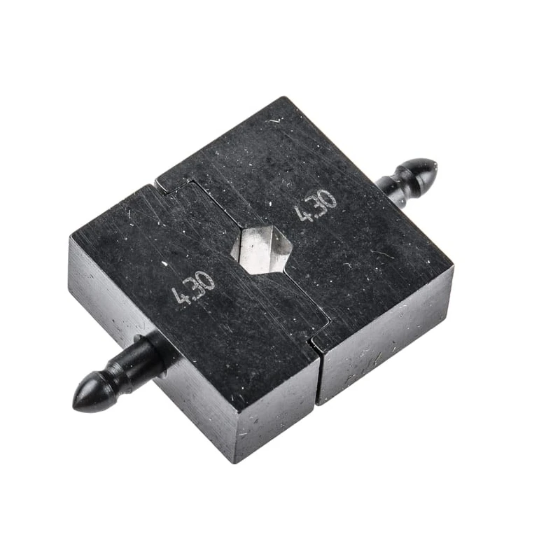 RS PRO Coaxial Type Crimp Die Set, Hex Size 4.3 mm, Insulated, Black 409-3595