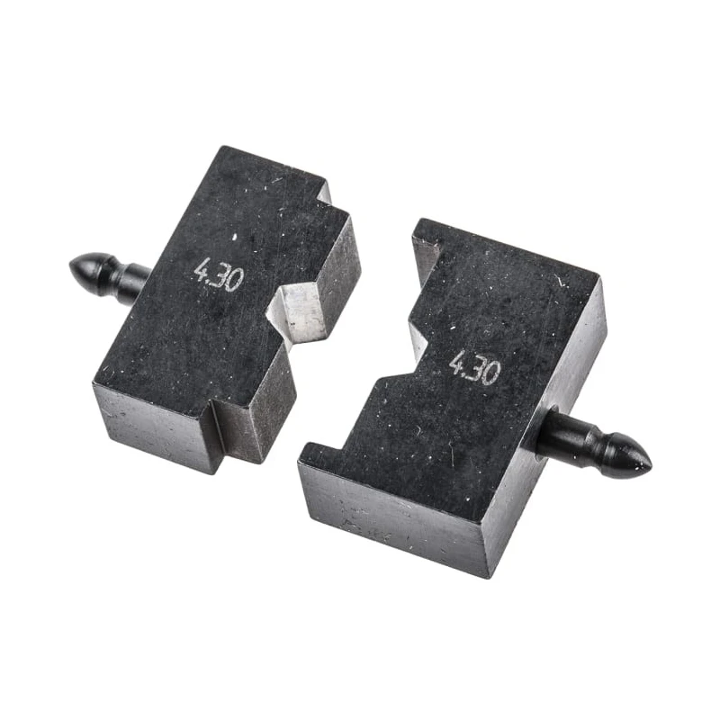RS PRO Coaxial Type Crimp Die Set, Hex Size 4.3 mm, Insulated, Black 409-3595
