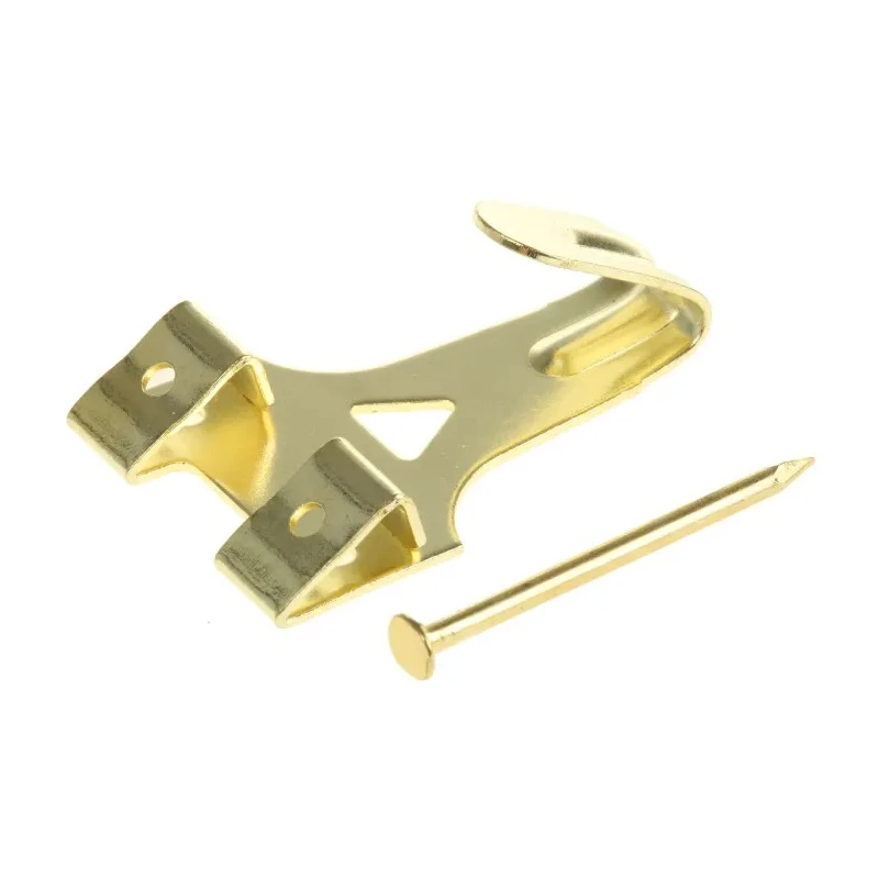 RS PRO Steel Brass Plated Angle Drive Hook 397-4869