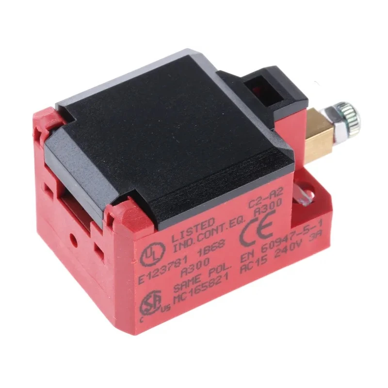 Bernstein AG C2 Series Plunger Interlock Switch 2 NC Contacts IP20 Glass Reinforced Plastic Housing 6008804027