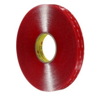 3M Clear Acrylic Foam Double Sided VHB Tape 25mm x 33m, 1mm Thickness 4910F25