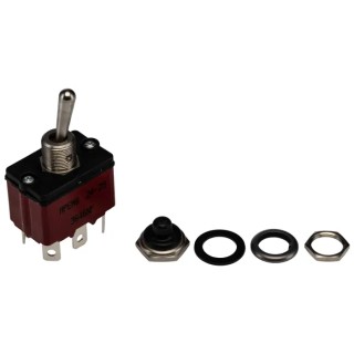 APEM Toggle Switch Panel Mount On-On DPST Tab Terminal 28 V dc 28 V ac 3646NF/2