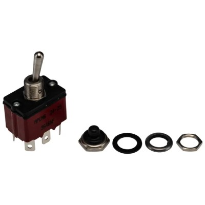 APEM Toggle Switch Panel Mount On-On DPST Tab Terminal 28 V dc 28 V ac 3646NF/2