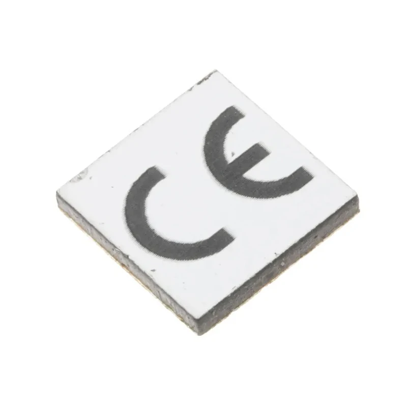 RS PRO Adhesive Pre-Printed Adhesive Label CE 12.7mm x 12.7mm 50 Per Pack 419-0135