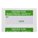 Brady Pre-Printed Adhesive Label TESTED for ELECTRICAL SAFETY, 38mm x 15mm, 120 Per Pack Y192617