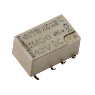 TE Connectivity PCB Signal Relay 12V DC Coil 2A DPDT IM06DGR 1-1462039-8