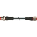 RS PRO Sensor Actuator Cable Male 5 Way Straight to Female 5 Way Straight 125V AC Polyvinyl Chloride Jacket Black 5 174-7877