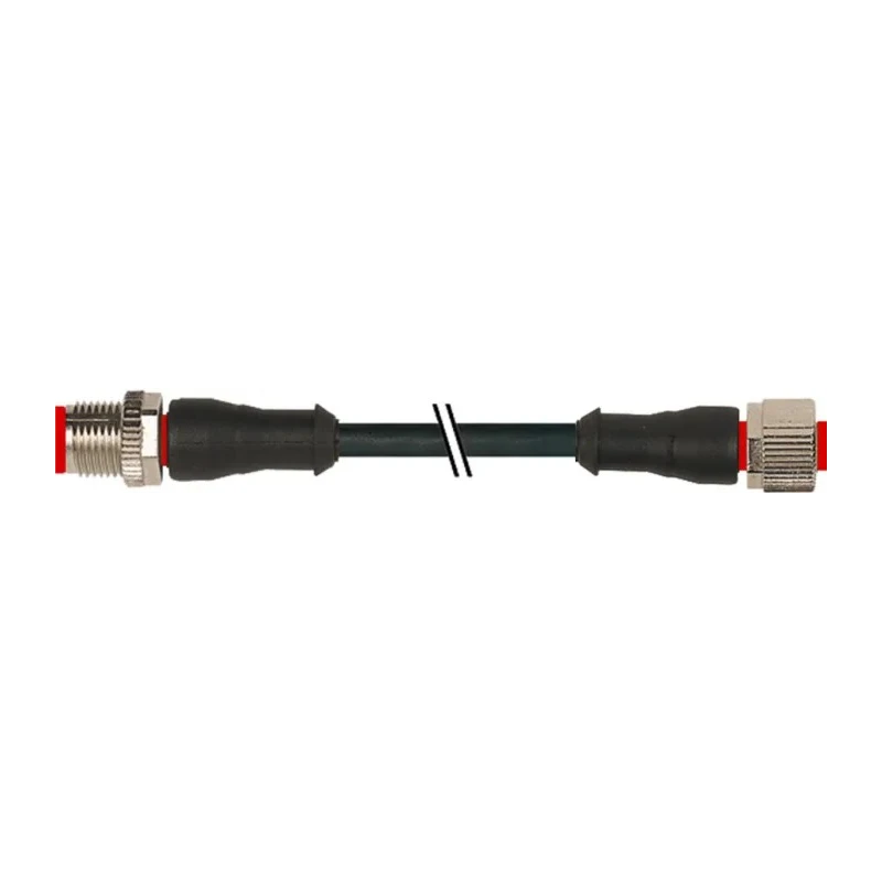 RS PRO Sensor Actuator Cable Male 5 Way Straight to Female 5 Way Straight 125V AC Polyvinyl Chloride Jacket Black 5 174-7877