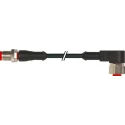 RS PRO Sensor Actuator Cable Male 4 way Right Angle to Female 4 way Straight 5 m 174-7879