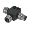 Molex Straight Circular Connector Adapter 5 Pole Male to Female IP67 4A 30-36V 120068-8009