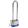 Master Lock Key Steel Padlock Weatherproof, 8.8 mm Shackle Diameter, 125 mm Shackle Length, 53 mm Body Width XR0041 HB512