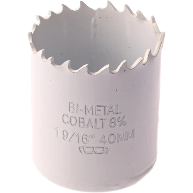 RS PRO 40 mm Diameter Cobalt Steel Bi-Metal Hole Saw Drill Bit for Non-Ferrous Metal, Wood, Plastic, Ferrous 174-9052
