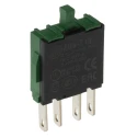 Schneider Electric Harmony Series Contact Block 250V 3A 1 NO Faston Terminal ZB6E1B