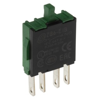 Schneider Electric Harmony Series Contact Block 250V 3A 1 NO Faston Terminal ZB6E1B